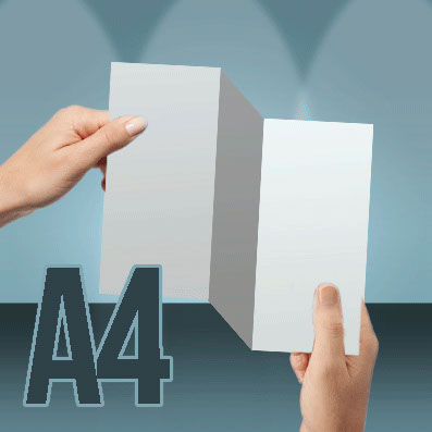 Буклет А4 2 сгиба, 297х210